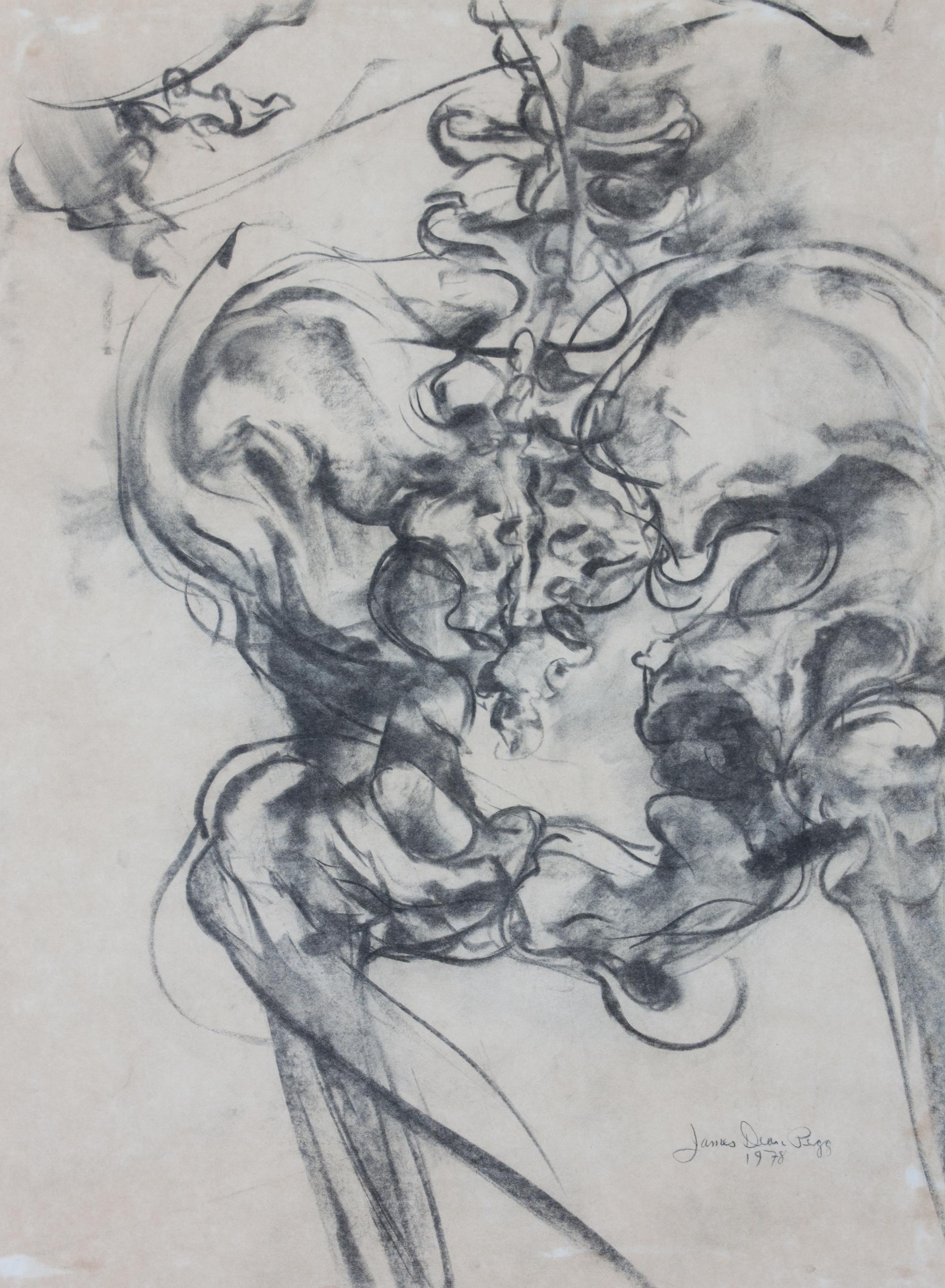 James Dean Pegg, (American, b. 1953), Sketch of a Skeleton, 1978