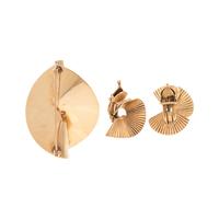 RETRO, YELLOW GOLD SET