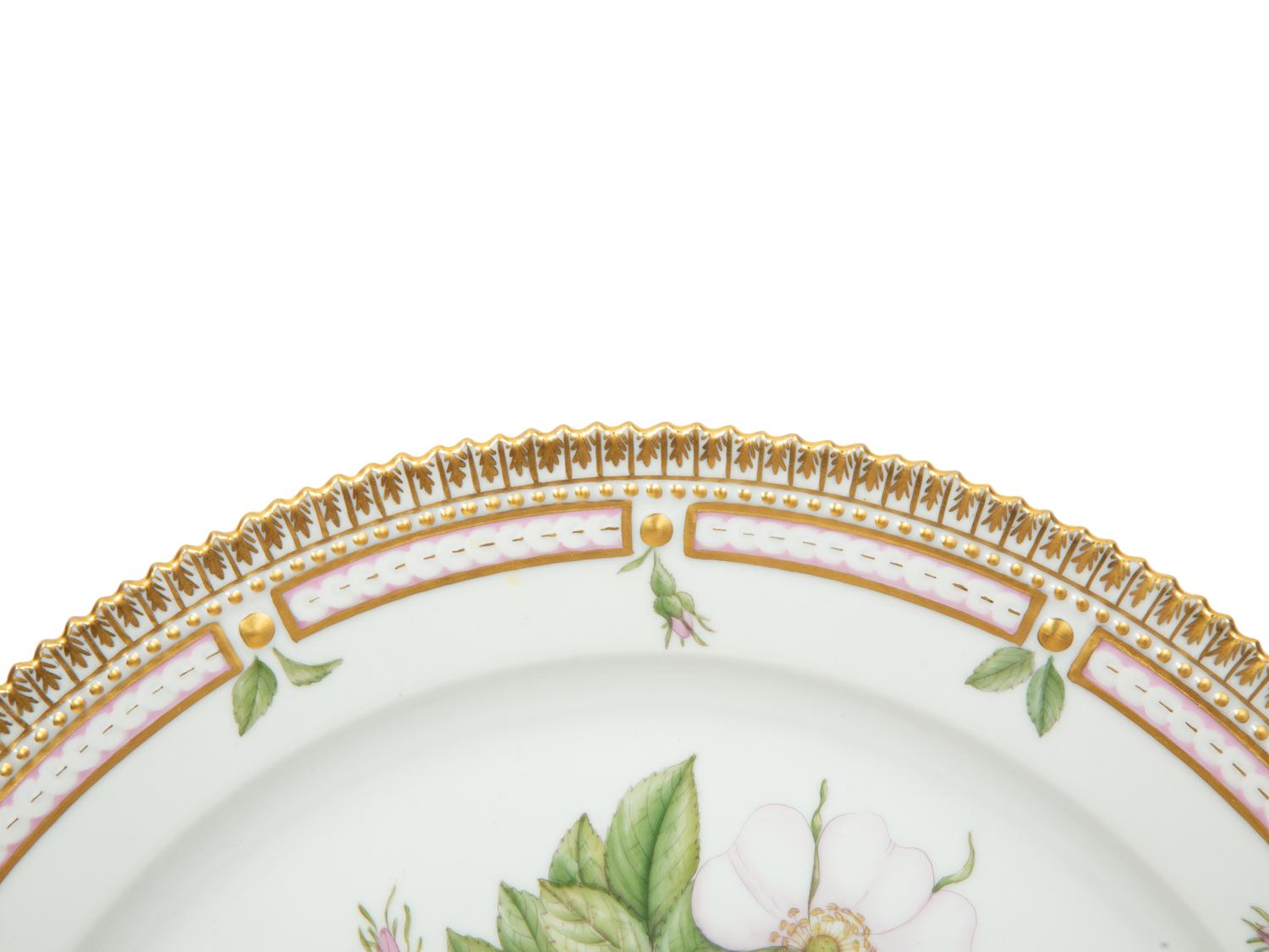 A Royal Copenhagen Flora Danica Porcelain Round Platter