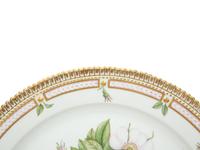 A Royal Copenhagen Flora Danica Porcelain Round Platter