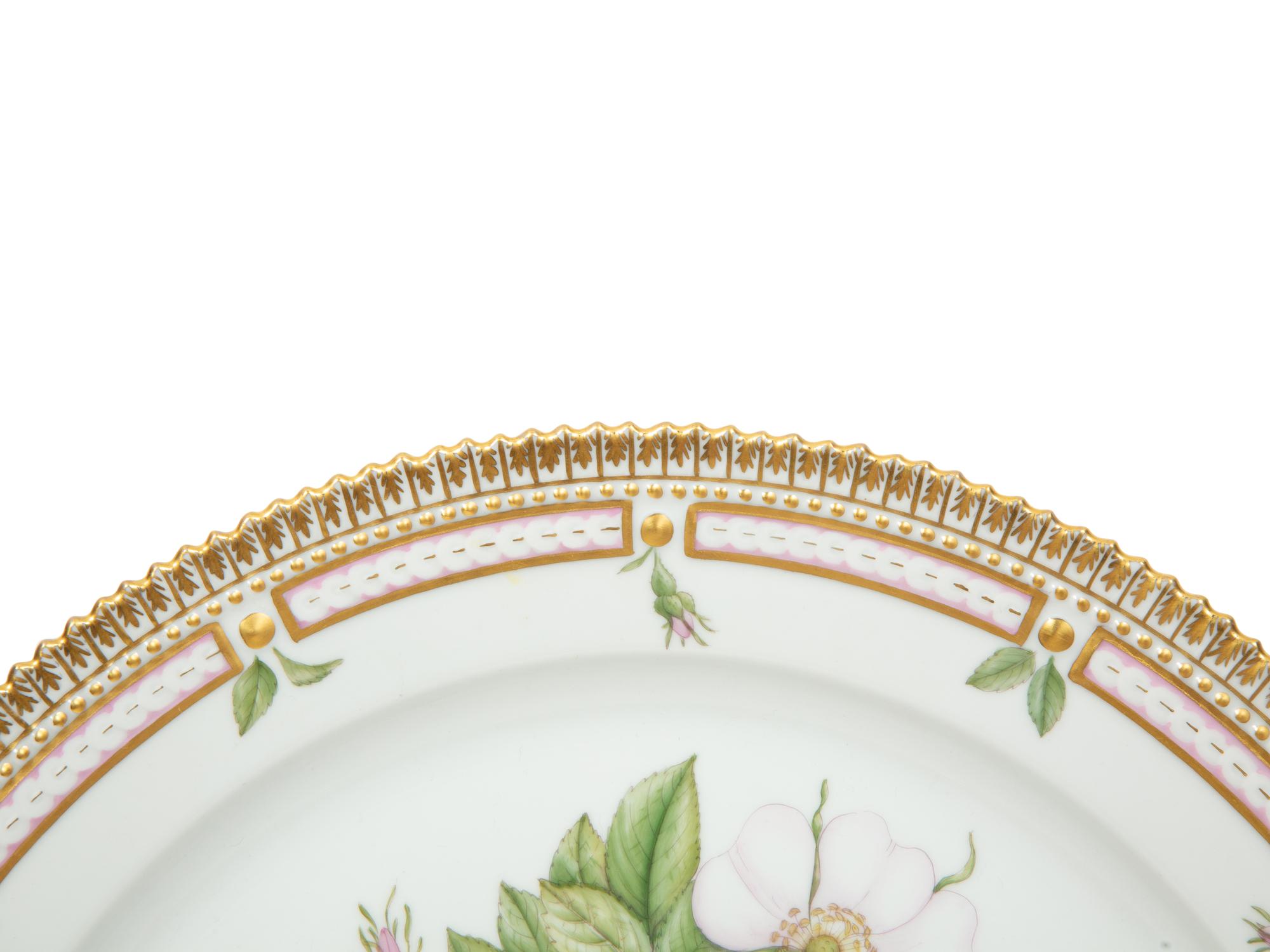 A Royal Copenhagen Flora Danica Porcelain Round Platter