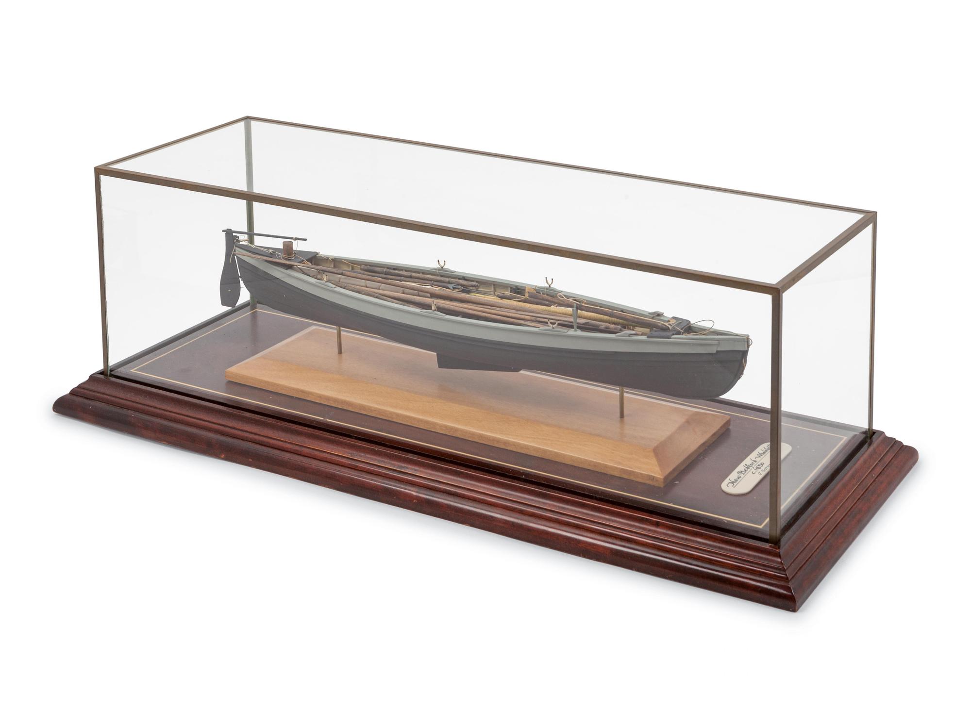 A Painted Wood Model of a New Bedford Whaleboat
