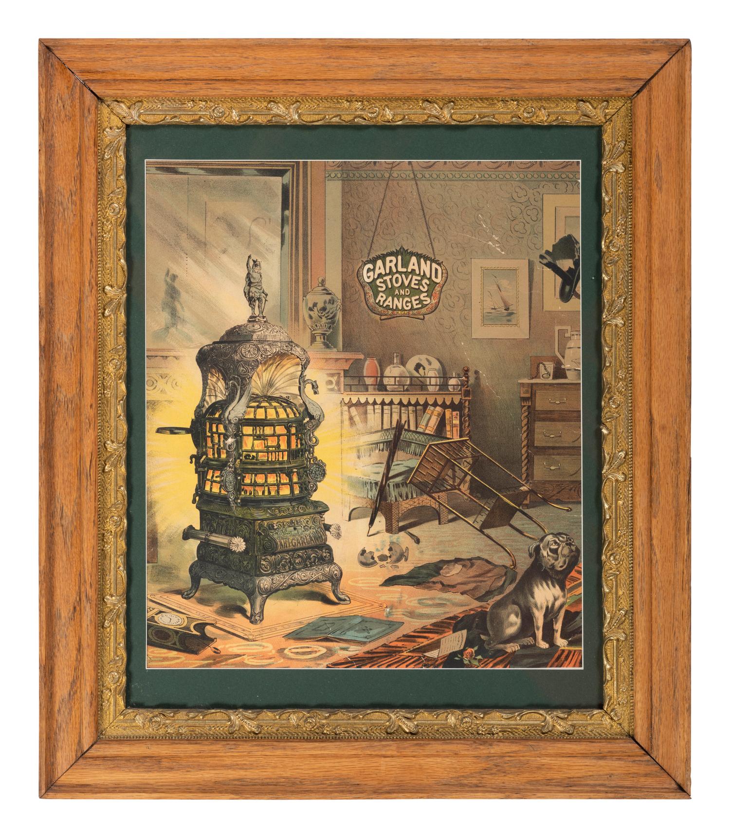 Three Framed Advertising Prints