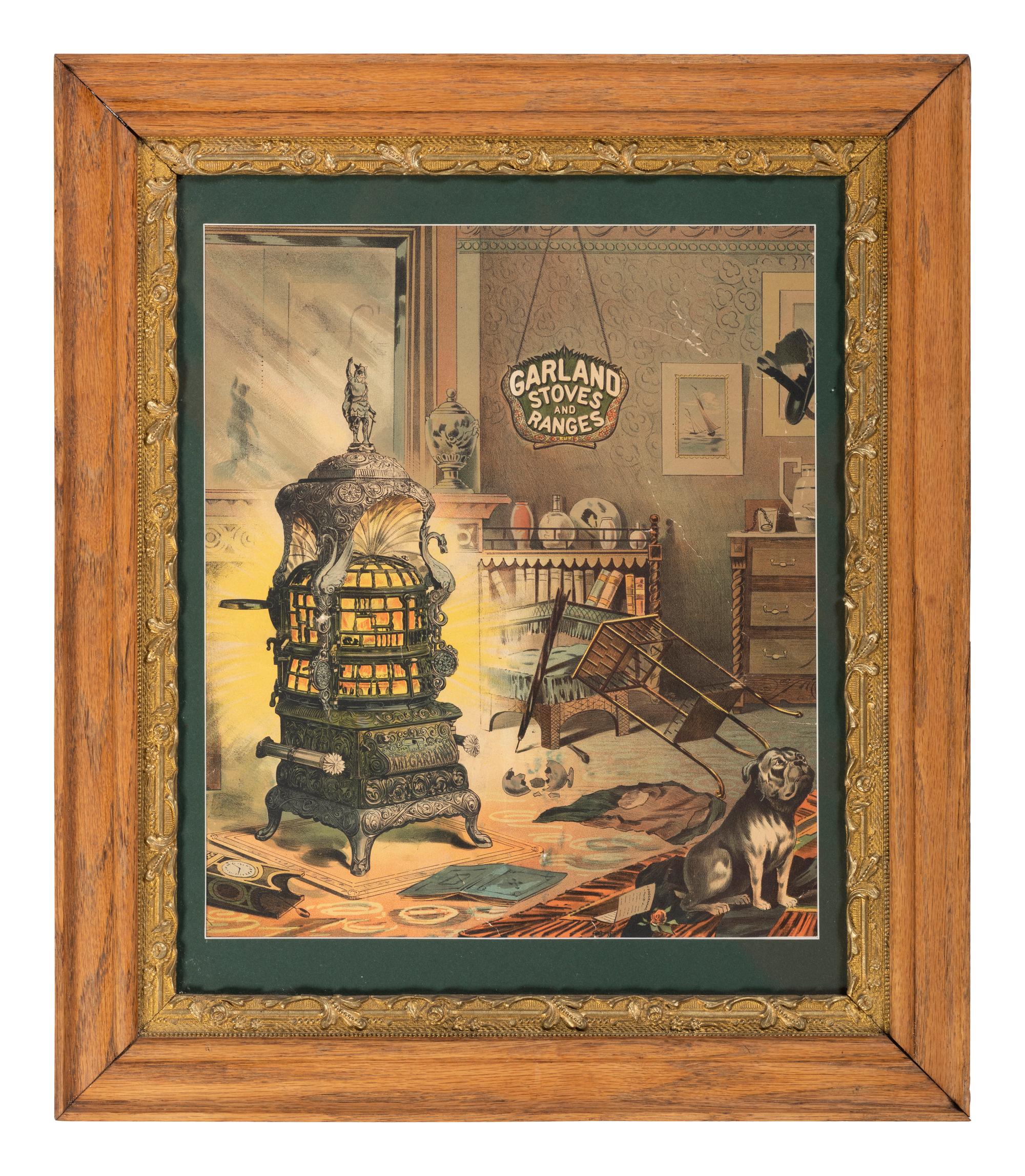 Three Framed Advertising Prints