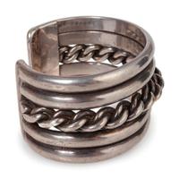 Southwestern-Style Heavy Sterling Silver Cuff Bracelet