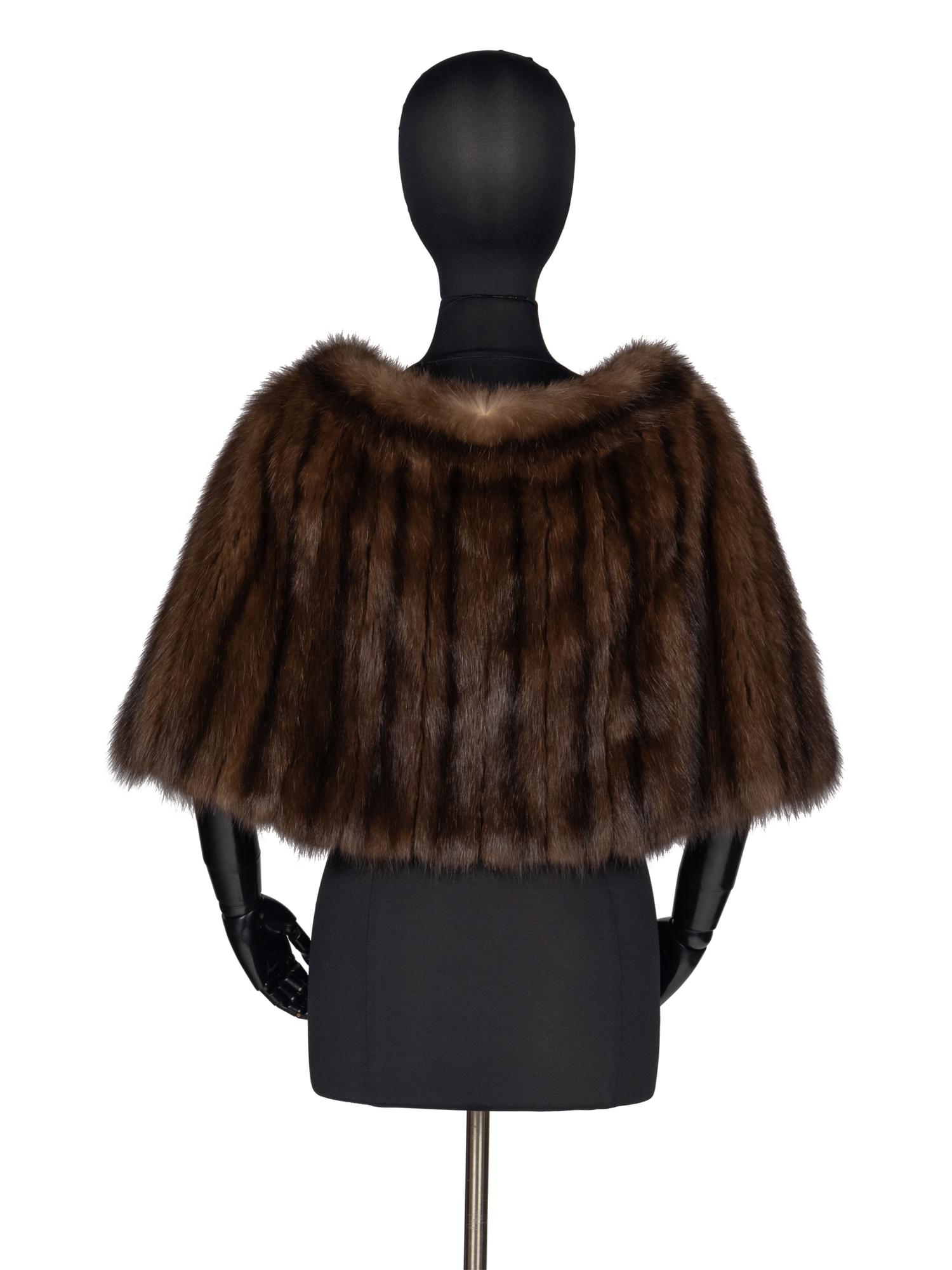 J. Mendel Barguzinsky Russian Sable Fur Capelet