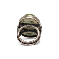 SILVER AND ANCIENT SCARAB RING
