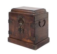 A Carved Hardwood Seal Chest