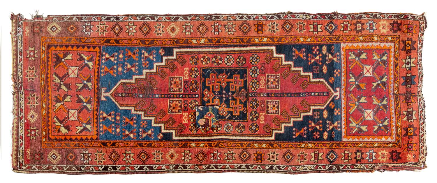 A Heriz Wool Runner