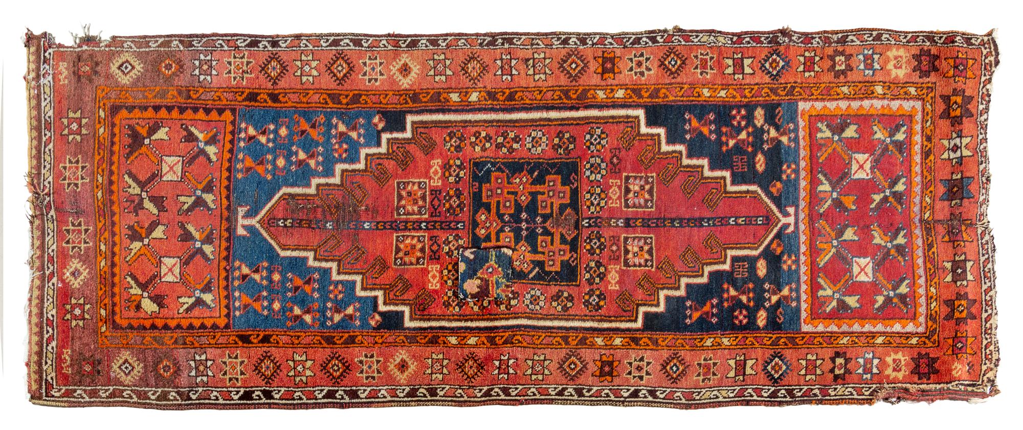 A Heriz Wool Runner