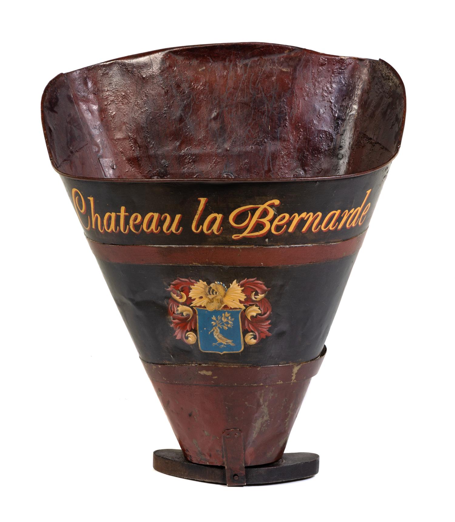 A French Painted Winery Funnel Height 30 1/2 inches. — LATE 19TH/EARLY 20TH CENTURY