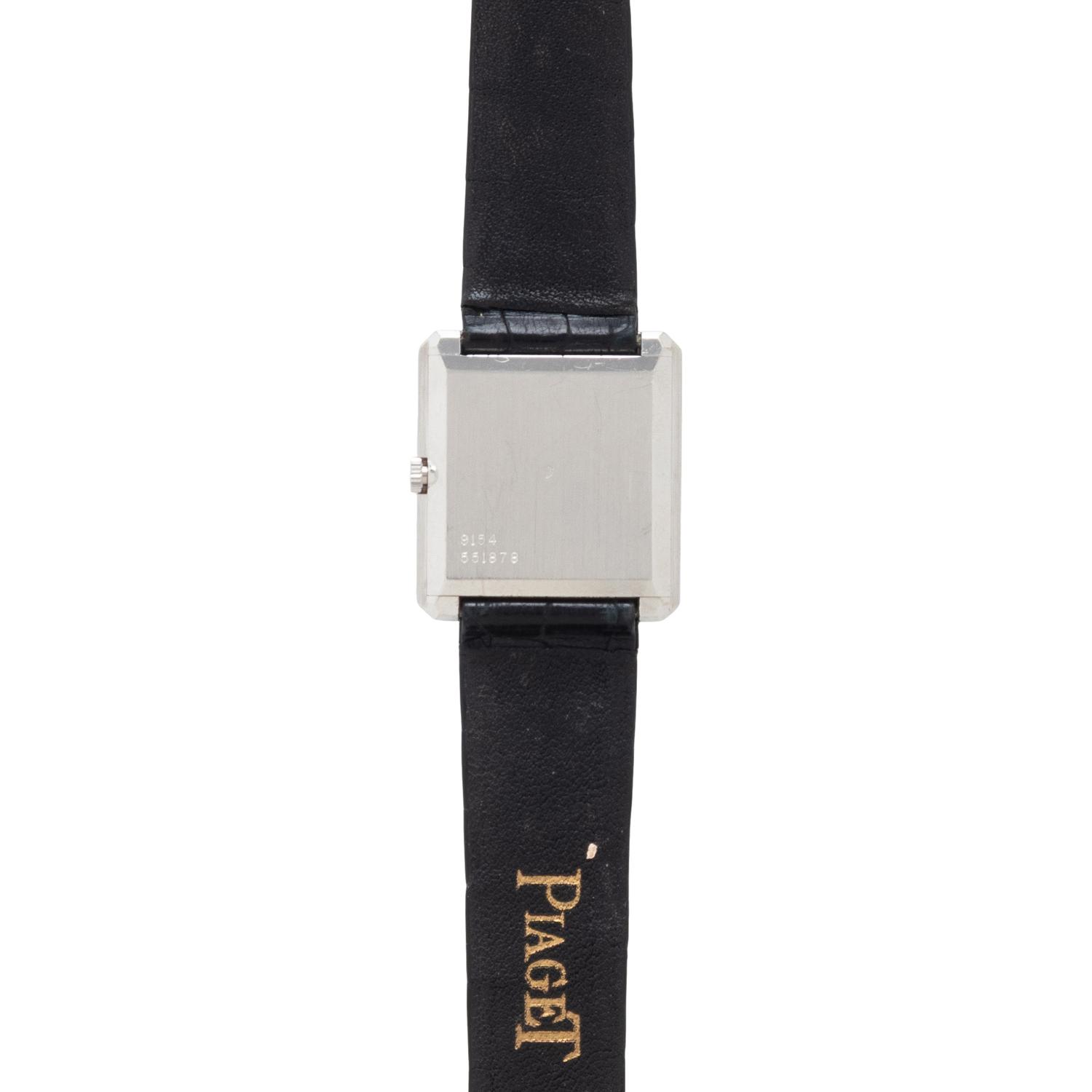 PIAGET, WHITE GOLD, DIAMOND, AND BLACK ONYX 'PROTOCOLE' WATCH