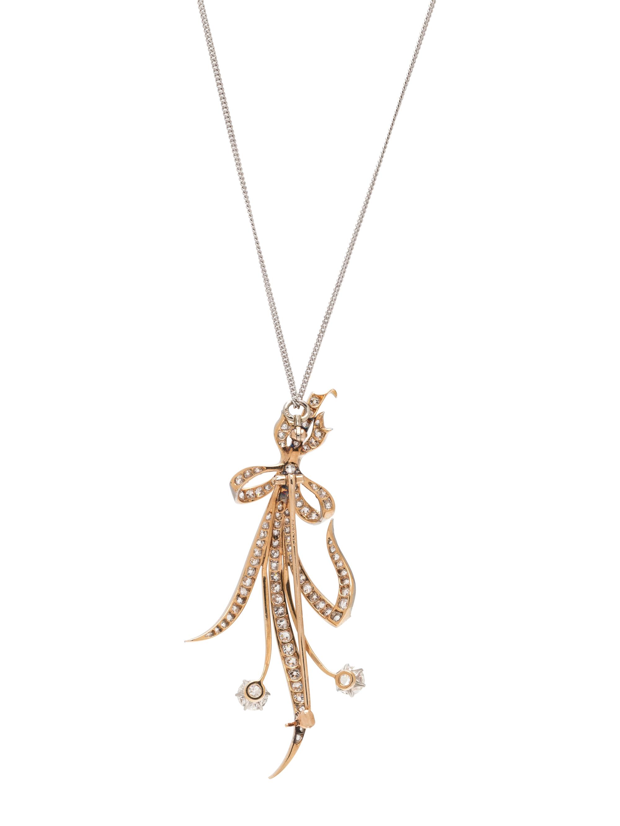 DIAMOND PENDANT/BROOCH