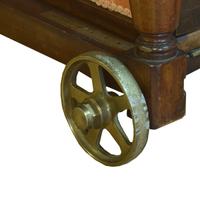 An Adjustable Chair on Casters 28" W x 31" D x 46" H — England, Late 19th Century