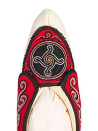 Beaded Hide Moccasins
