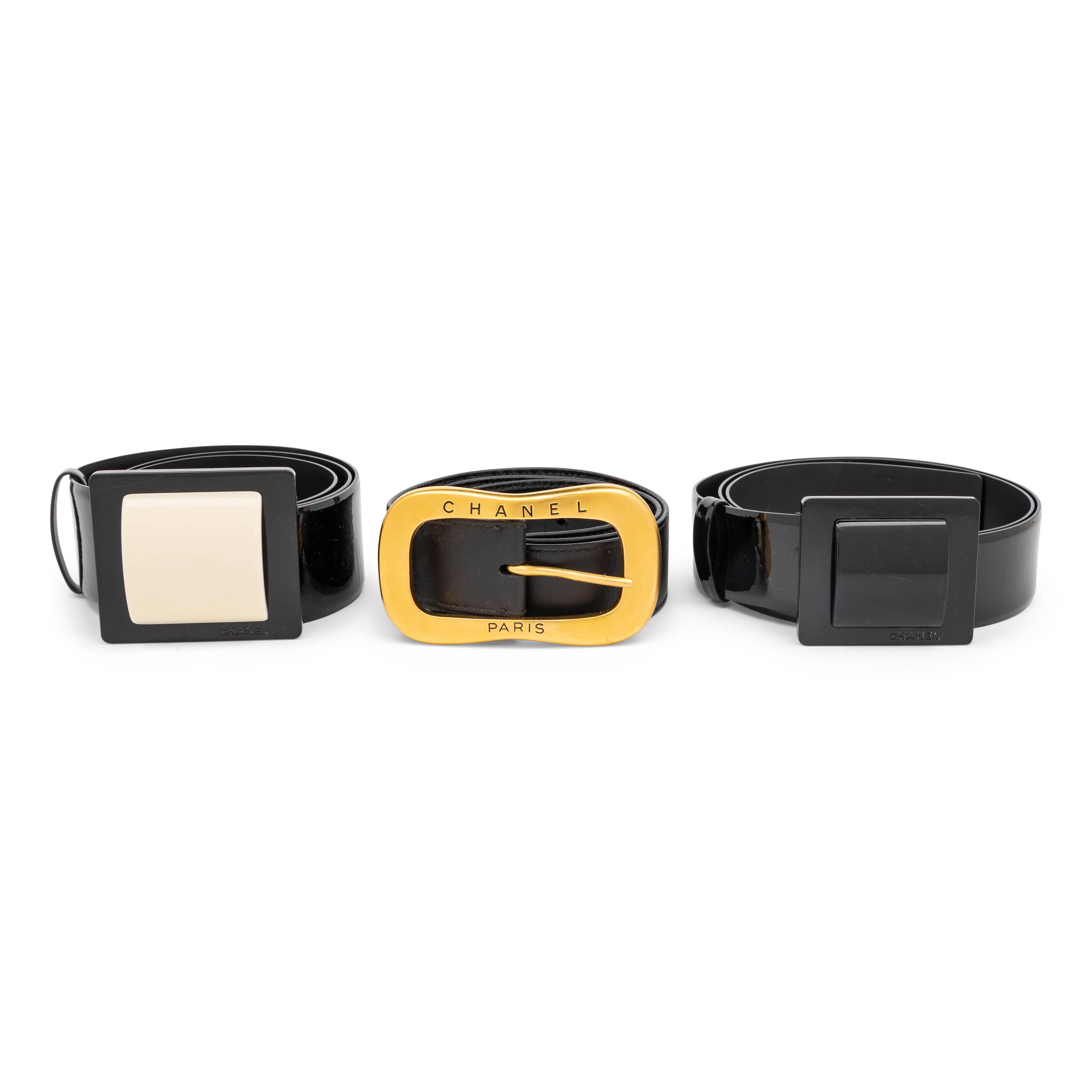 Chanel, Three Leather Belts