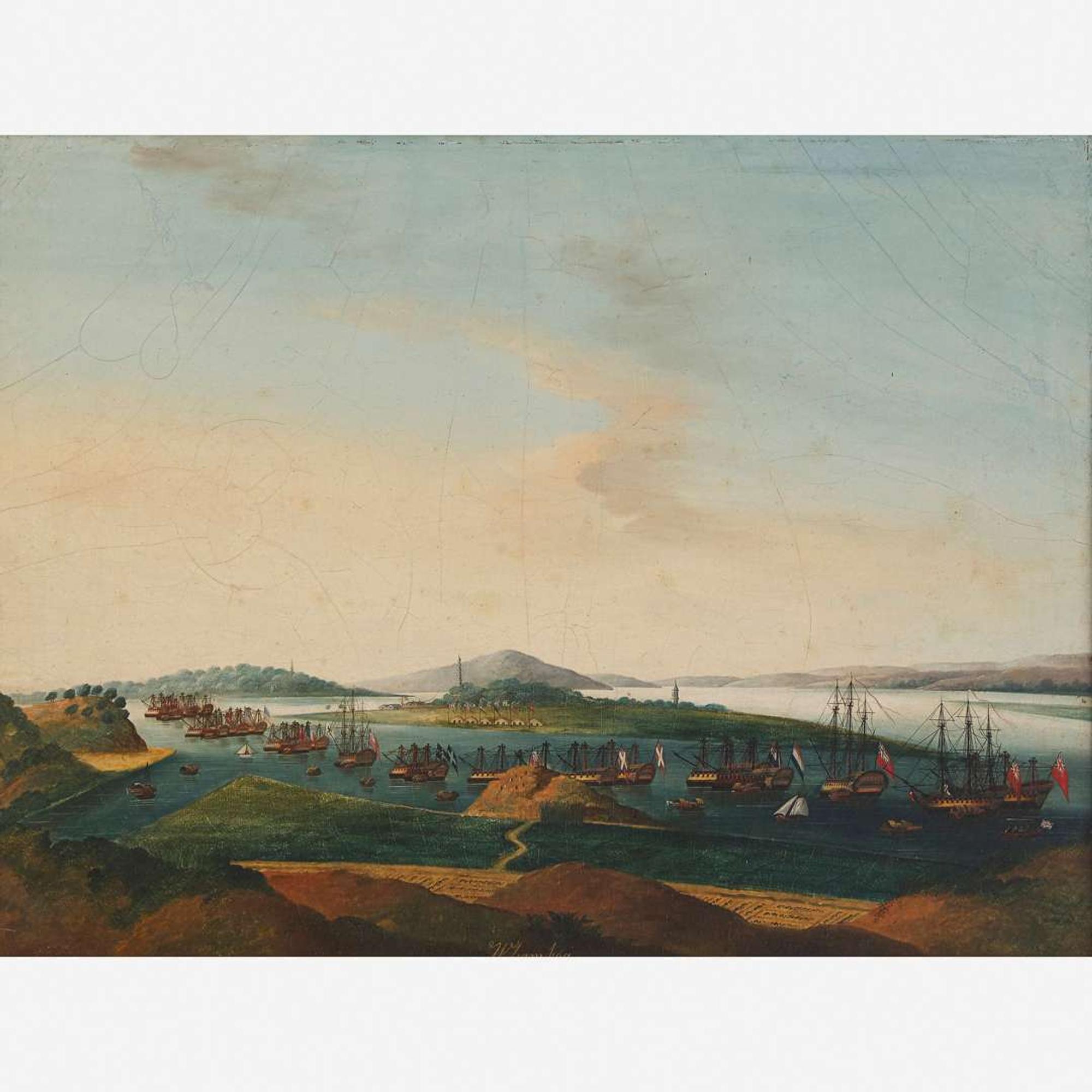 Chinese School 19th century View of Whampoa