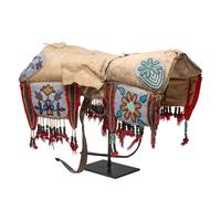 Cree Beaded Hide Pad Saddle