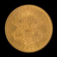 A United States 1876-CC Liberty Head $20 Gold Coin