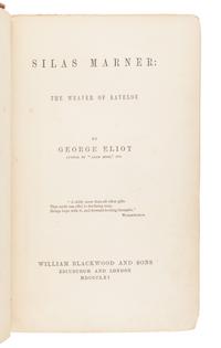 ELIOT, George (1819-1880). Silas Marner: The Weaver of Raveloe. Edinburgh & London: William Blackwood and Sons, 1861.