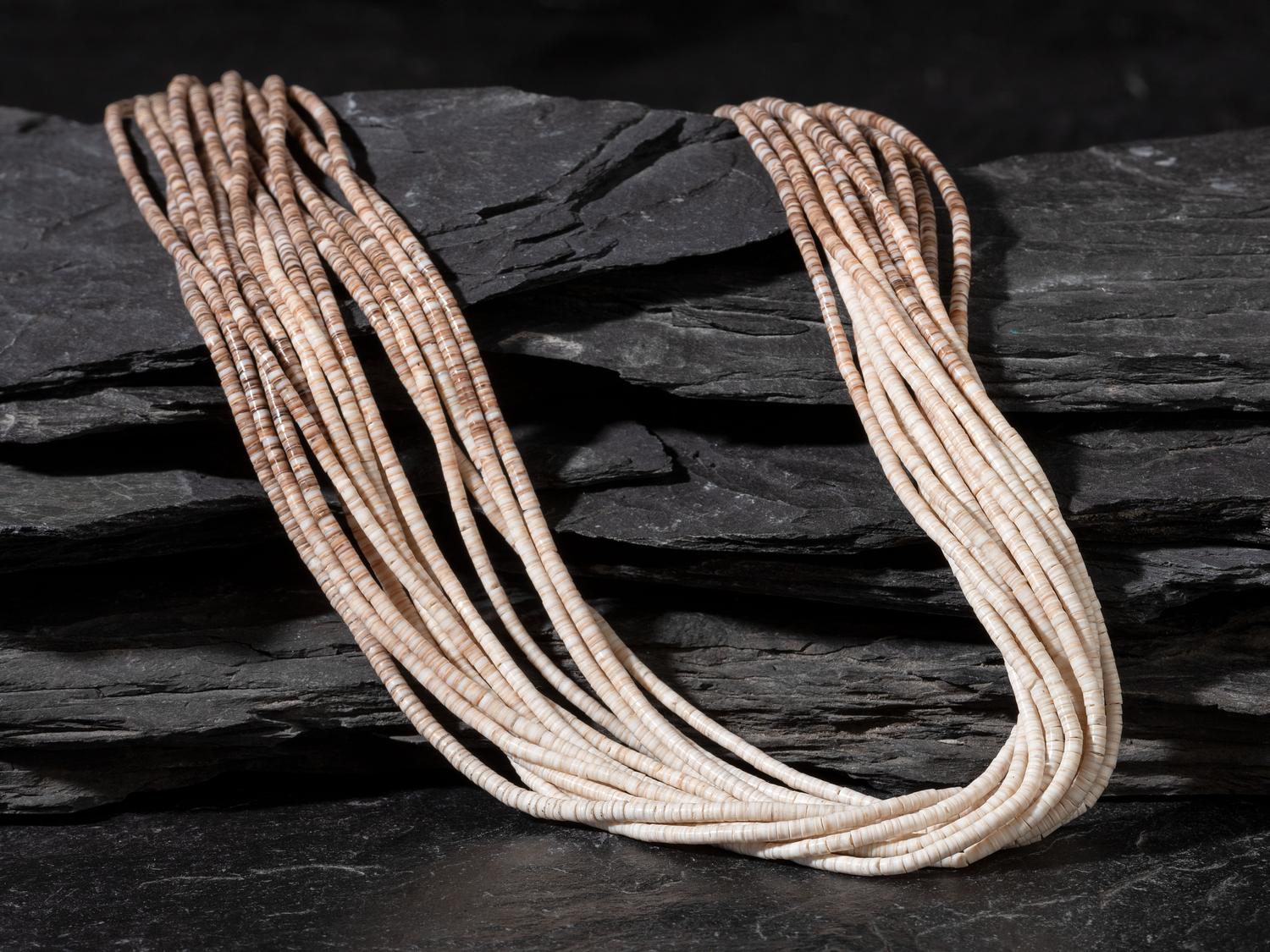 Fourteen-strand Heishi Necklace