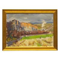 John Fulton Folinsbee (American, 1892-1972) — Mercer Quarry, Hopewell Township, New Jersey, c. 1930s