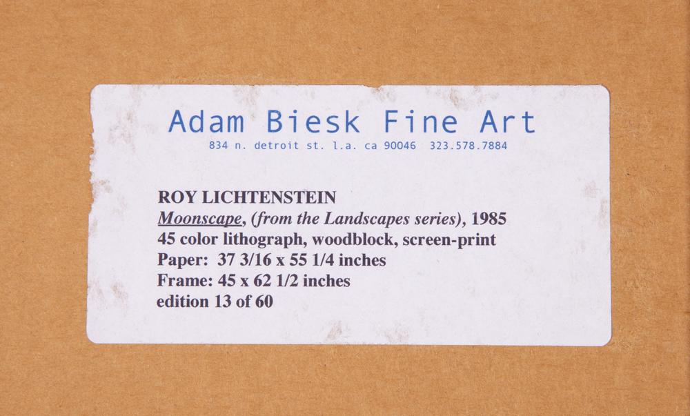 Roy Lichtenstein  (American, 1923–1997)
