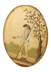 Three Continental and English Embroidered Needlework Pictures