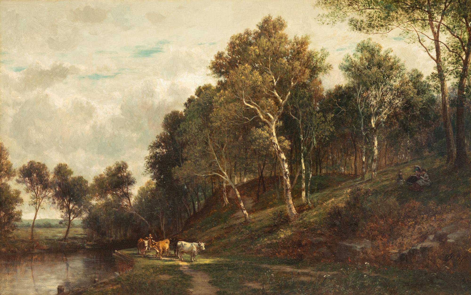 A View at Joyceville, Conn. , 1876