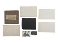 [NATIVE AMERICANS - PHOTOGRAPHY]. A group of photographs, stereoviews, and real photo postcards of Native American subjects, including a cyanotype.