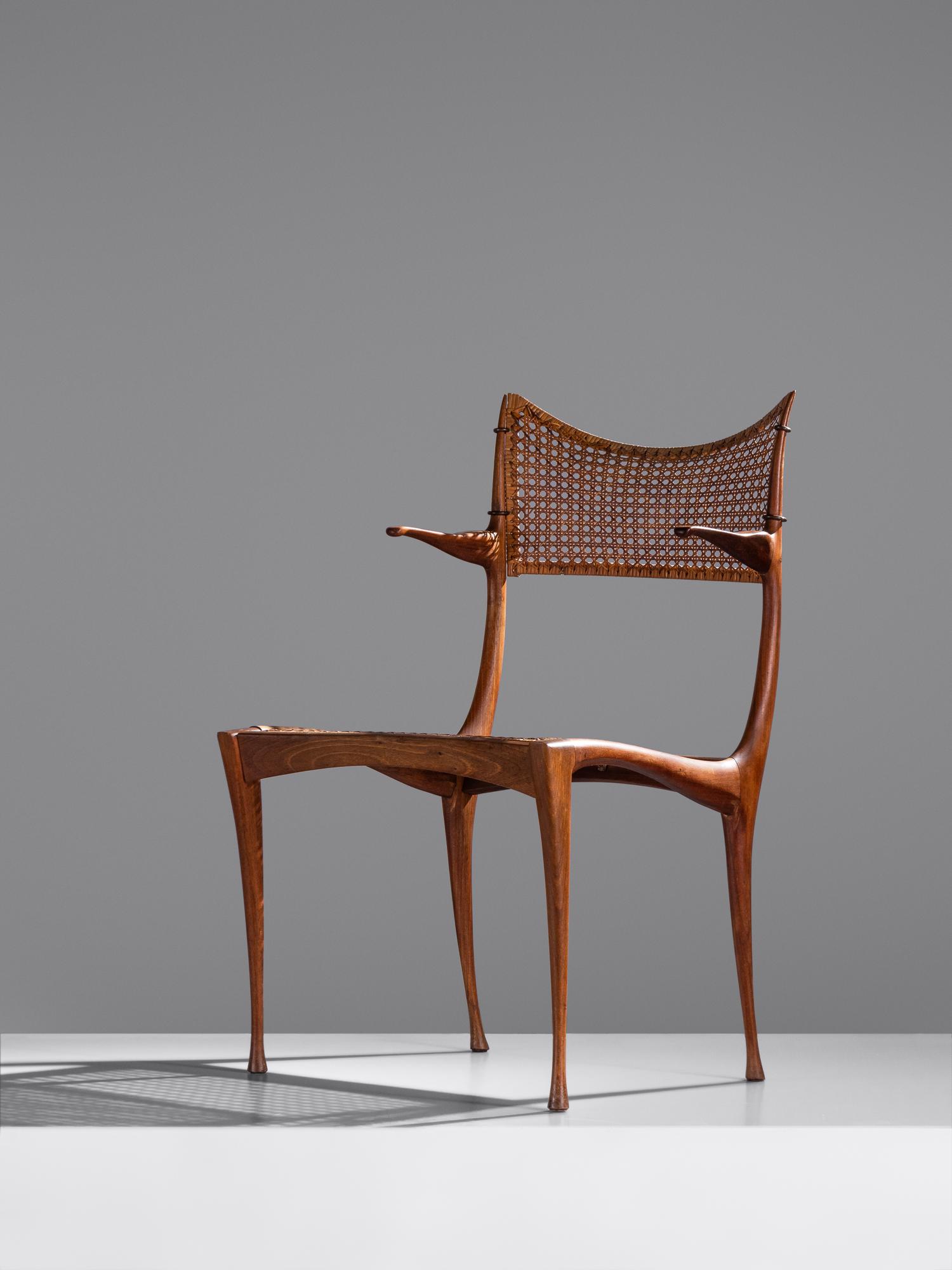 'Gazelle' Side Chair, model 20W Dan Johnson Studio, USA