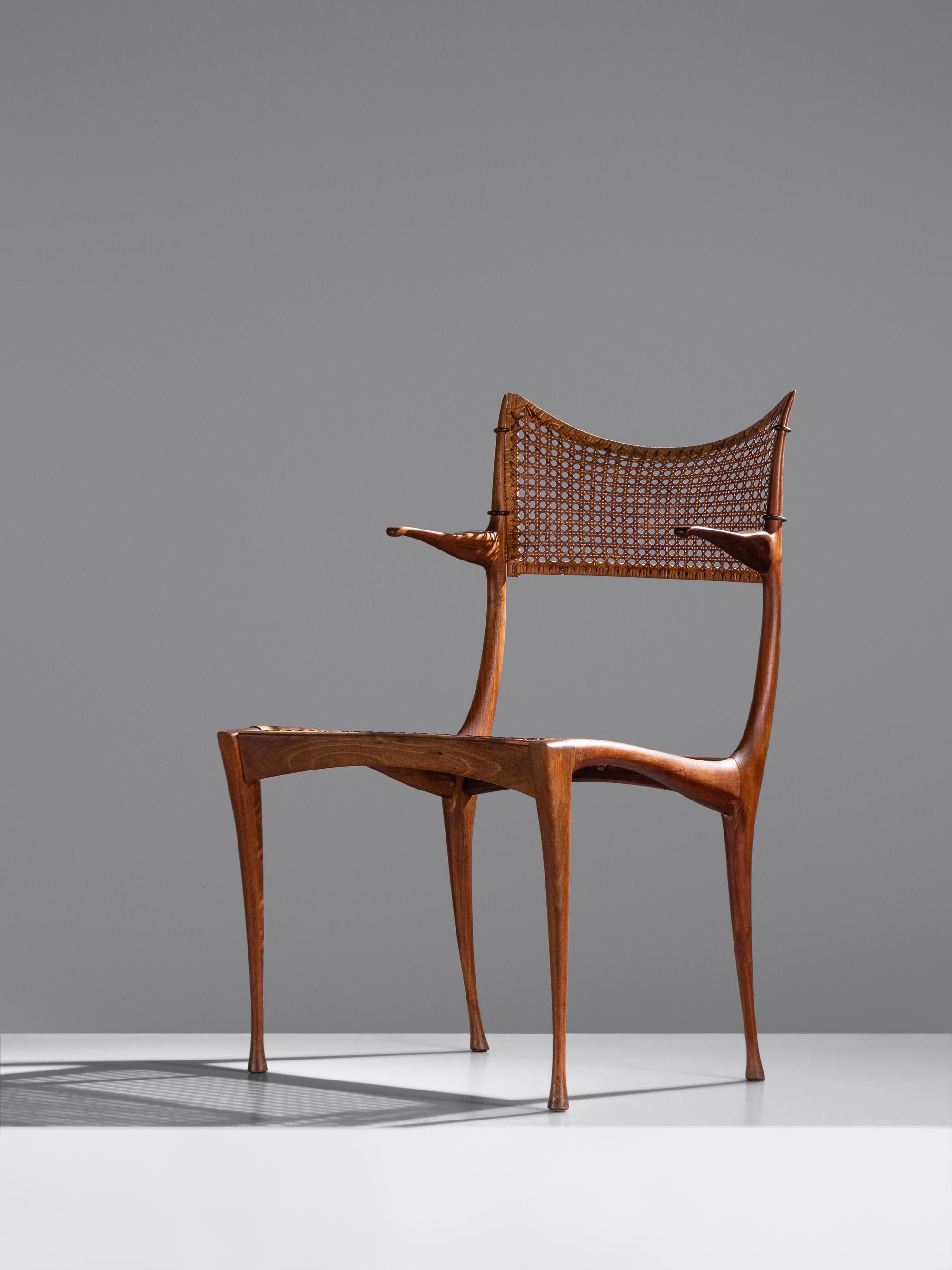 'Gazelle' Side Chair, model 20W Dan Johnson Studio, USA