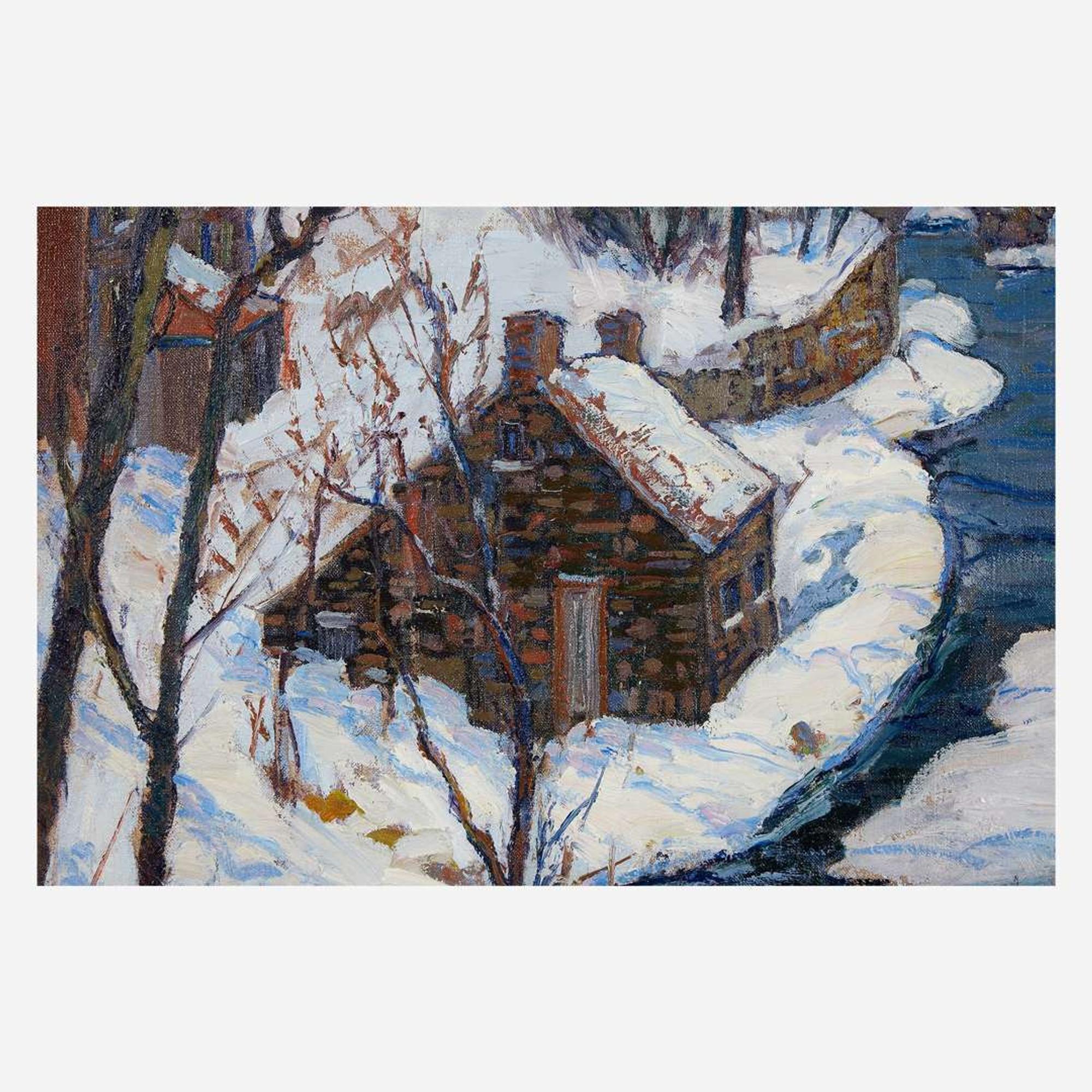 Fern Isabel Coppedge (American, 1883–1951) December Afternoon (Carversville)