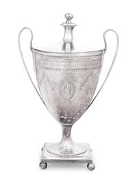 An English Silver-Plate Hot Water Urn