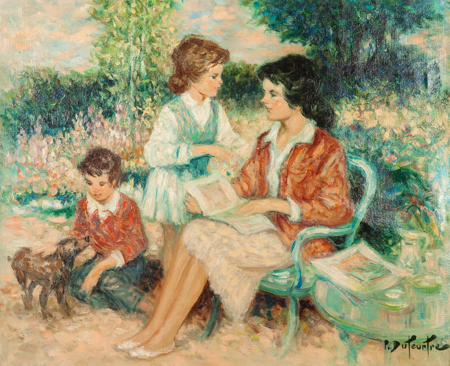 Famille au Jardin