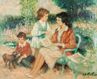 Famille au Jardin