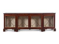 A William IV Mahogany Breakfront Cabinet
