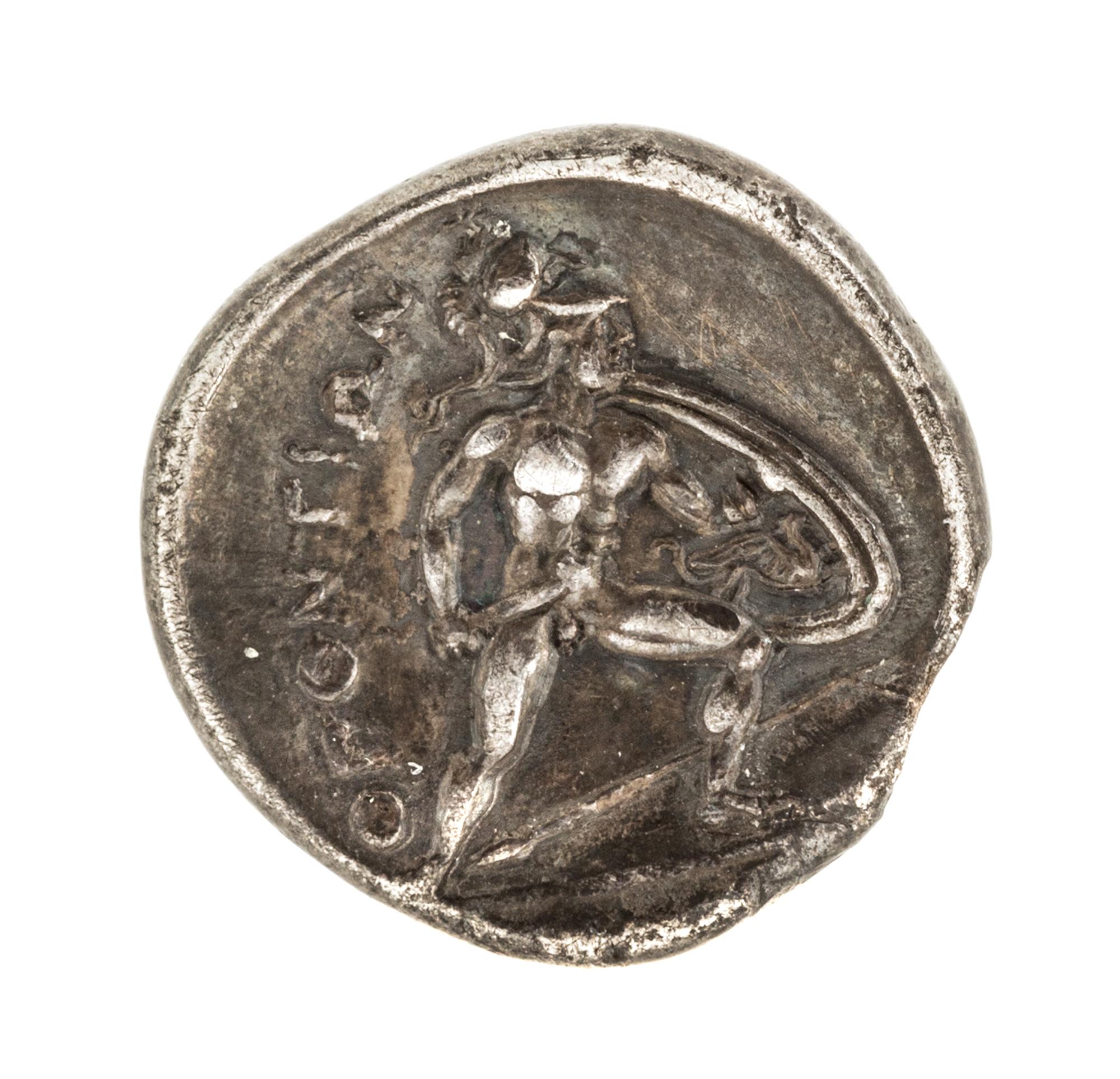 Ancient Greek, Locri Opuntii (circa 300 BCE), Silver Hemidrachm — Silver Hemidrachm