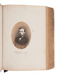 [EARLY PHOTOGRAPHY]. Two illustrated albums, incl. Yale and University of Michigan.