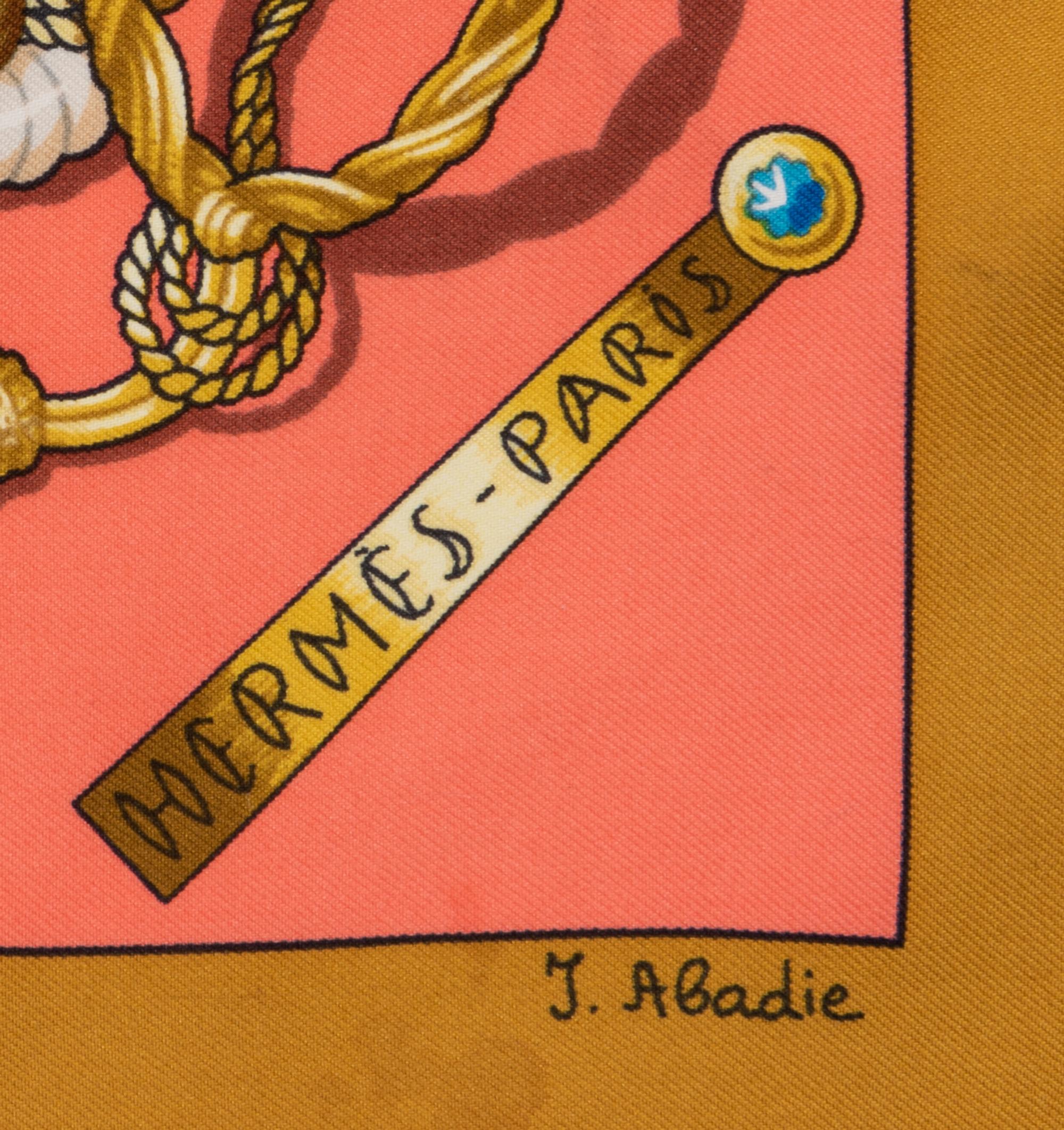 Four Designer Scarves: Two Hermès, Two Gucci