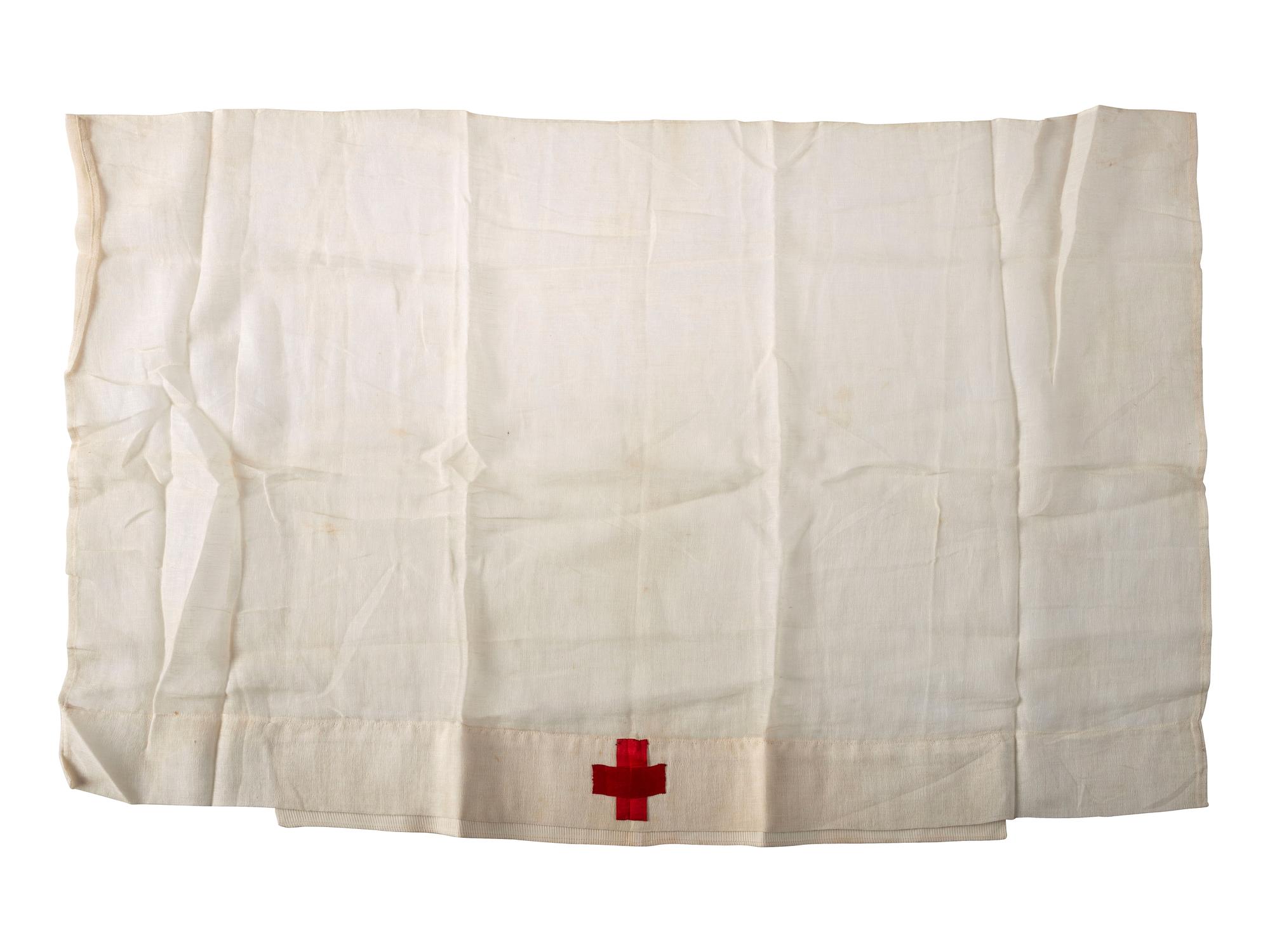 [AMERICAN RED CROSS]. BARTON, Clara (1821-1912). Autograph letter signed ("Clara Barton"). Oxford, MS, 15 January 1906. [ With :] WWI Red Cross poster, flag, and nurse's cap.