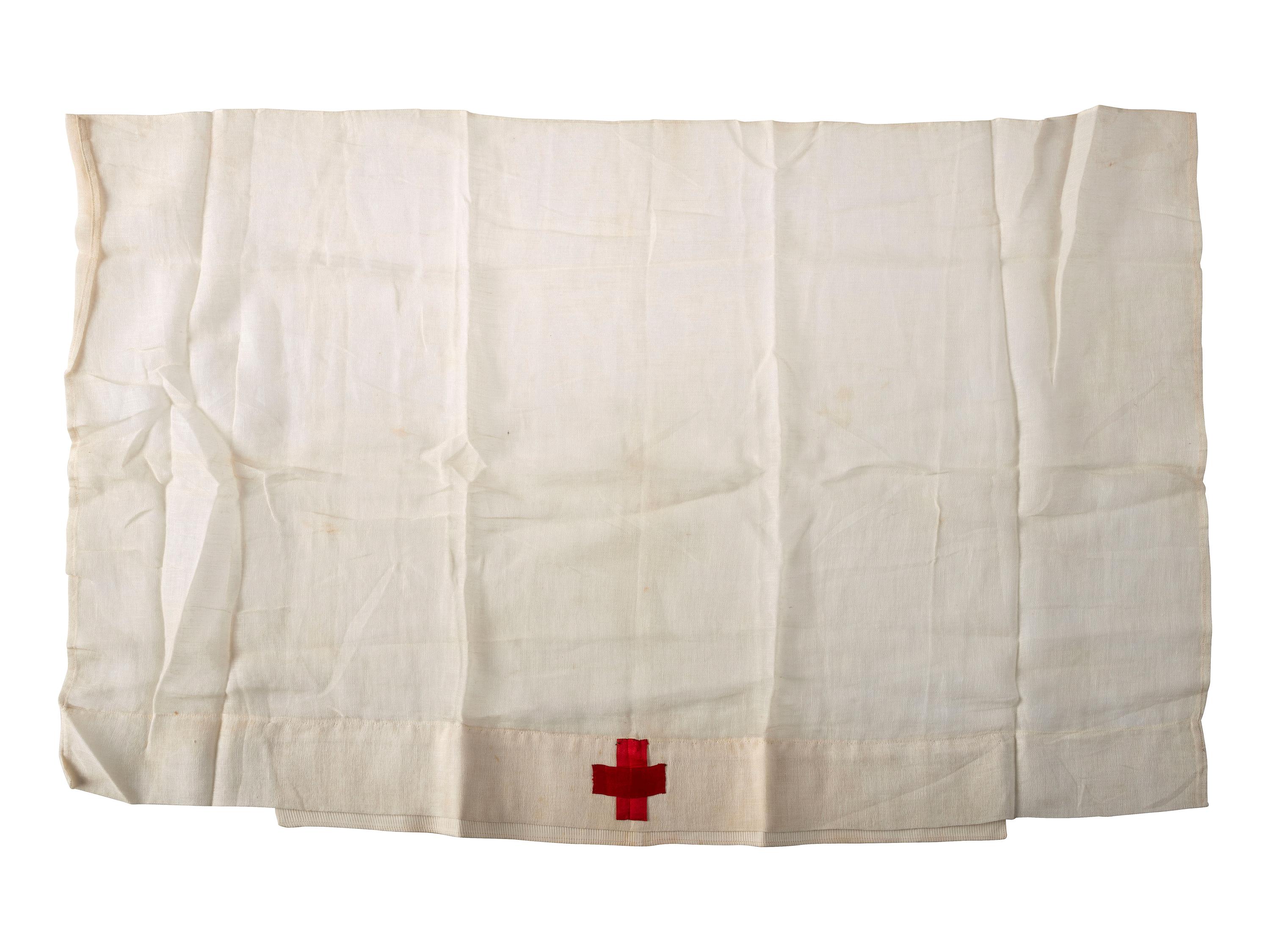 [AMERICAN RED CROSS]. BARTON, Clara (1821-1912). Autograph letter signed ("Clara Barton"). Oxford, MS, 15 January 1906. [ With :] WWI Red Cross poster, flag, and nurse's cap.