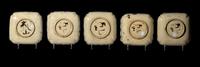 A Set of Five Japanese Earthenware Dishes