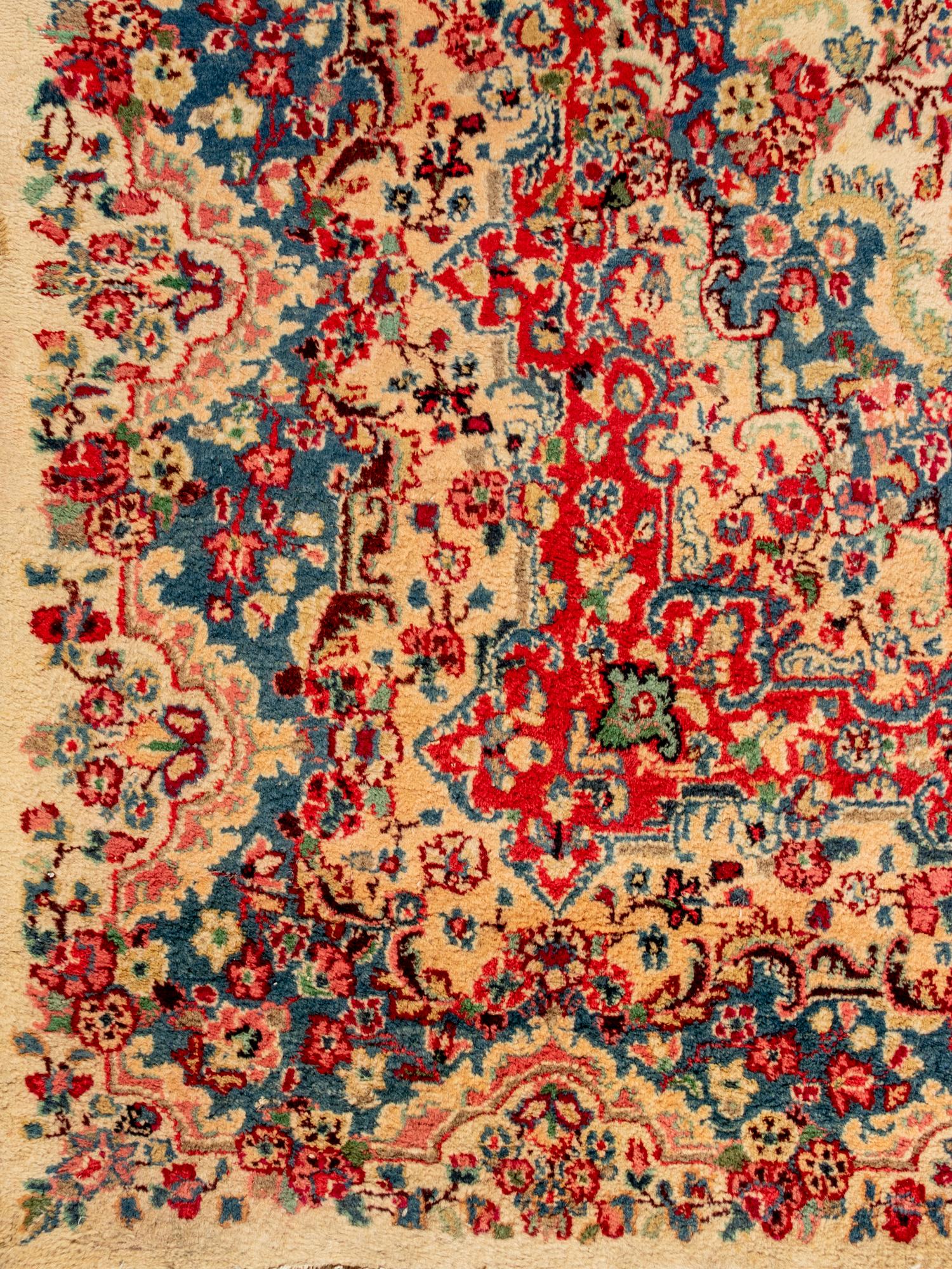 A Kirman Wool Rug