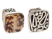 Pair of Complementary Southwestern Sterling Silver Rings