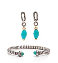 DAVID YURMAN, COLLECTION OF STERLING SILVER AND TURQUOISE JEWELRY