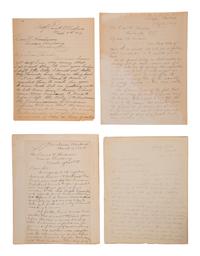 [NATIVE AMERICANS] -- [HENDERSON, Daniel B. (1862-1940)]. An archive of letters and documents mostly related to Henderson's work representing Native American interests of tribes near Fort Peck and Fort Belknap, Montana, including: