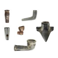 Southeastern Steatite Pipe Bowls