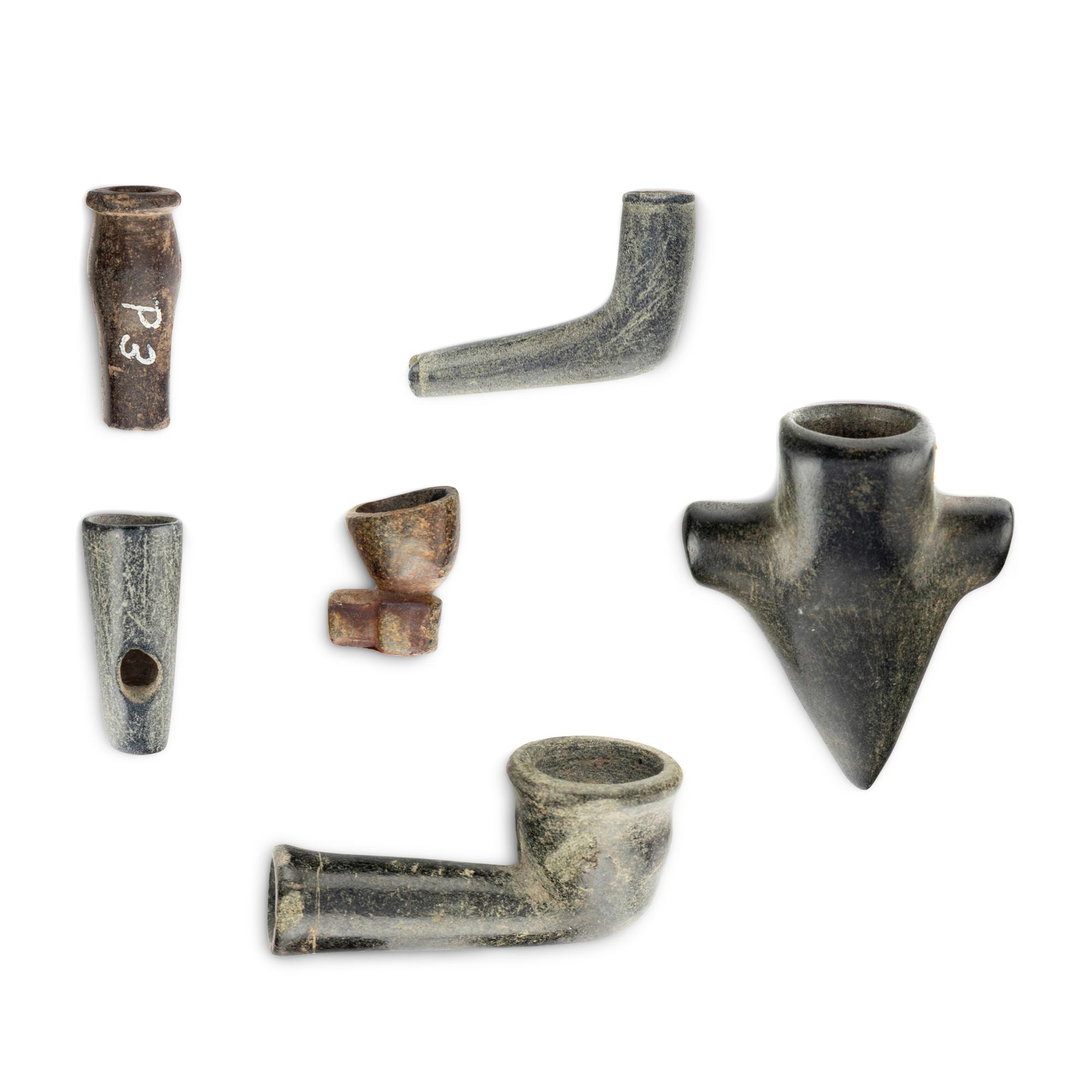 Southeastern Steatite Pipe Bowls