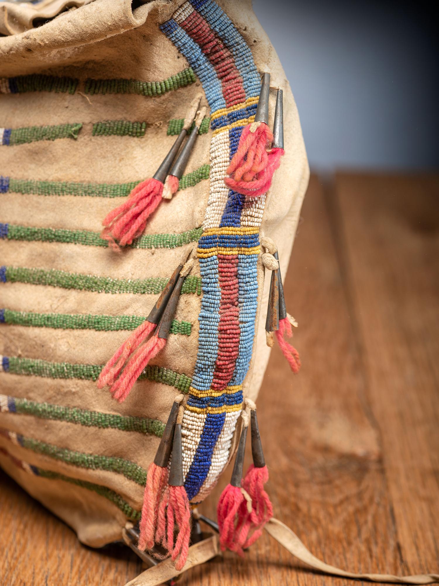 Sioux Beaded Hide Possible Bag